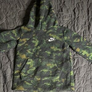 Nike Kids Fleece Camo Hoodie